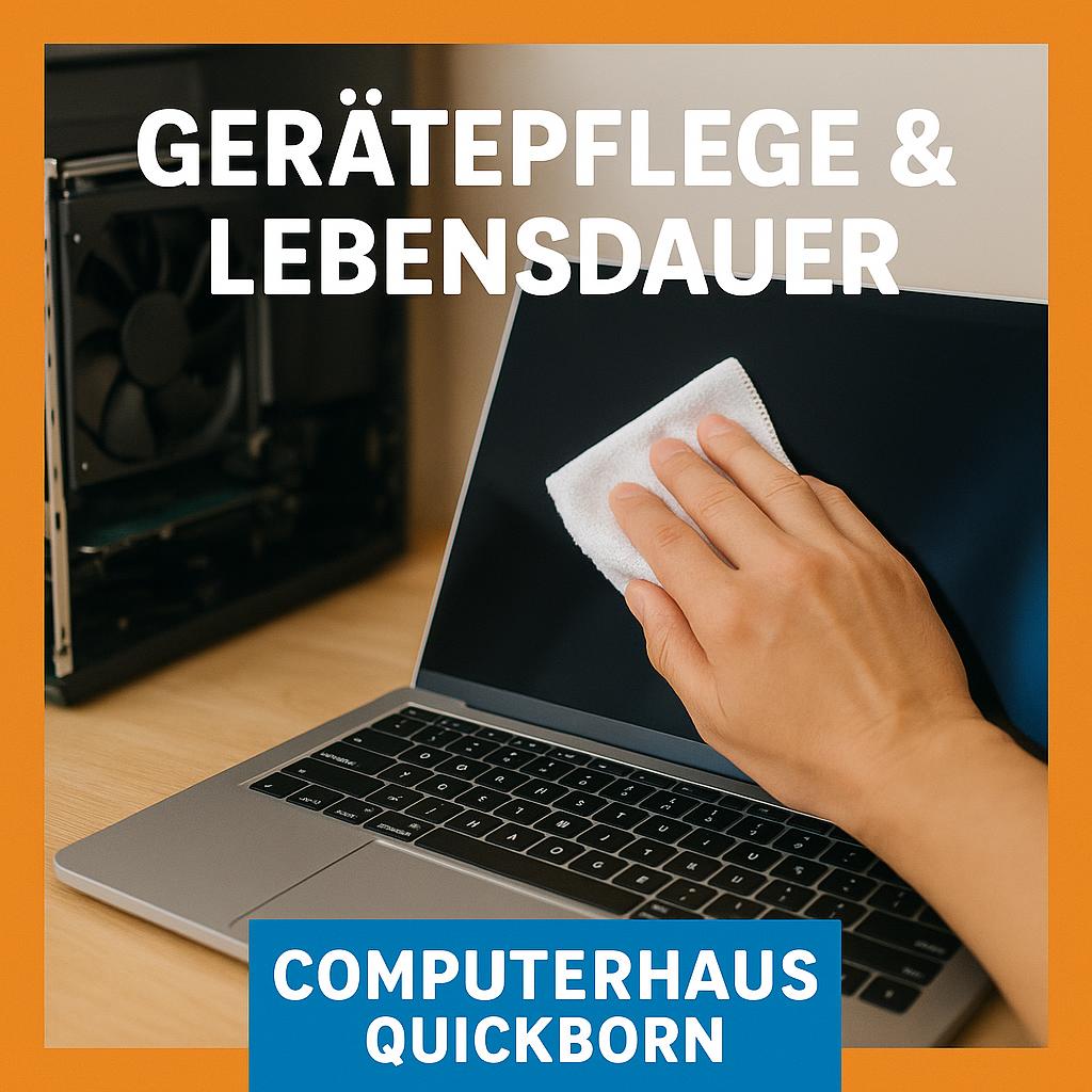 Tipp des Tages:Gerätepflege leicht gemacht: Tipps zur Verlängerung der Lebensdauer von Smartphones, Laptops & Co.