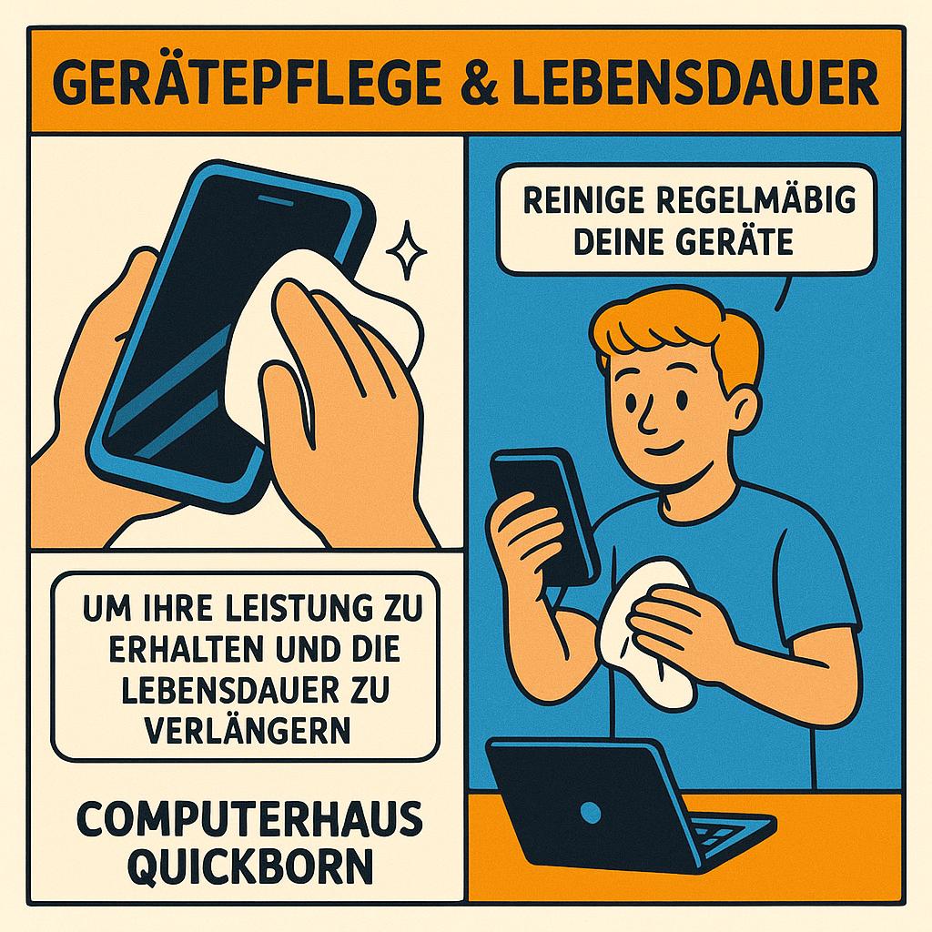 Tipp des Tages:Gerätepflege leicht gemacht: So verlängerst du die Lebensdauer von Smartphone & Laptop