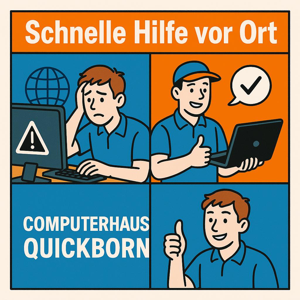 Tipp des Tages:Vor-Ort-Service und schnelle Hilfe bei Internet- und Hardwareproblemen
