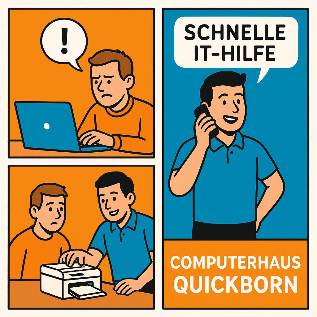 Tipp des Tages:Schnelle Hilfe bei IT-Störungen: Vor-Ort-Service für Router, Drucker & Co.