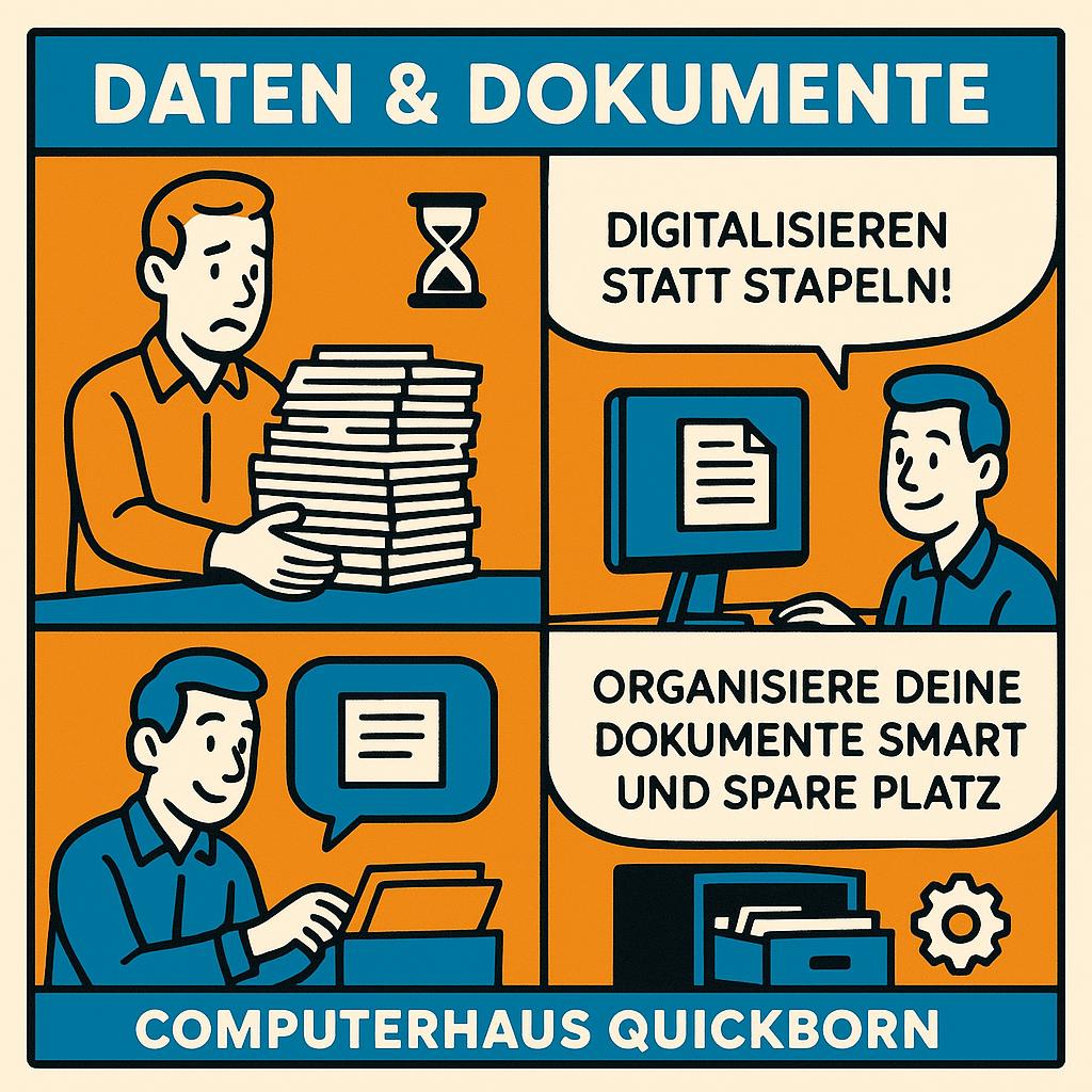 Tipp des Tages:Effizienter Umgang mit Daten und Dokumenten: So gelingt das Digitalisieren und Archivieren
