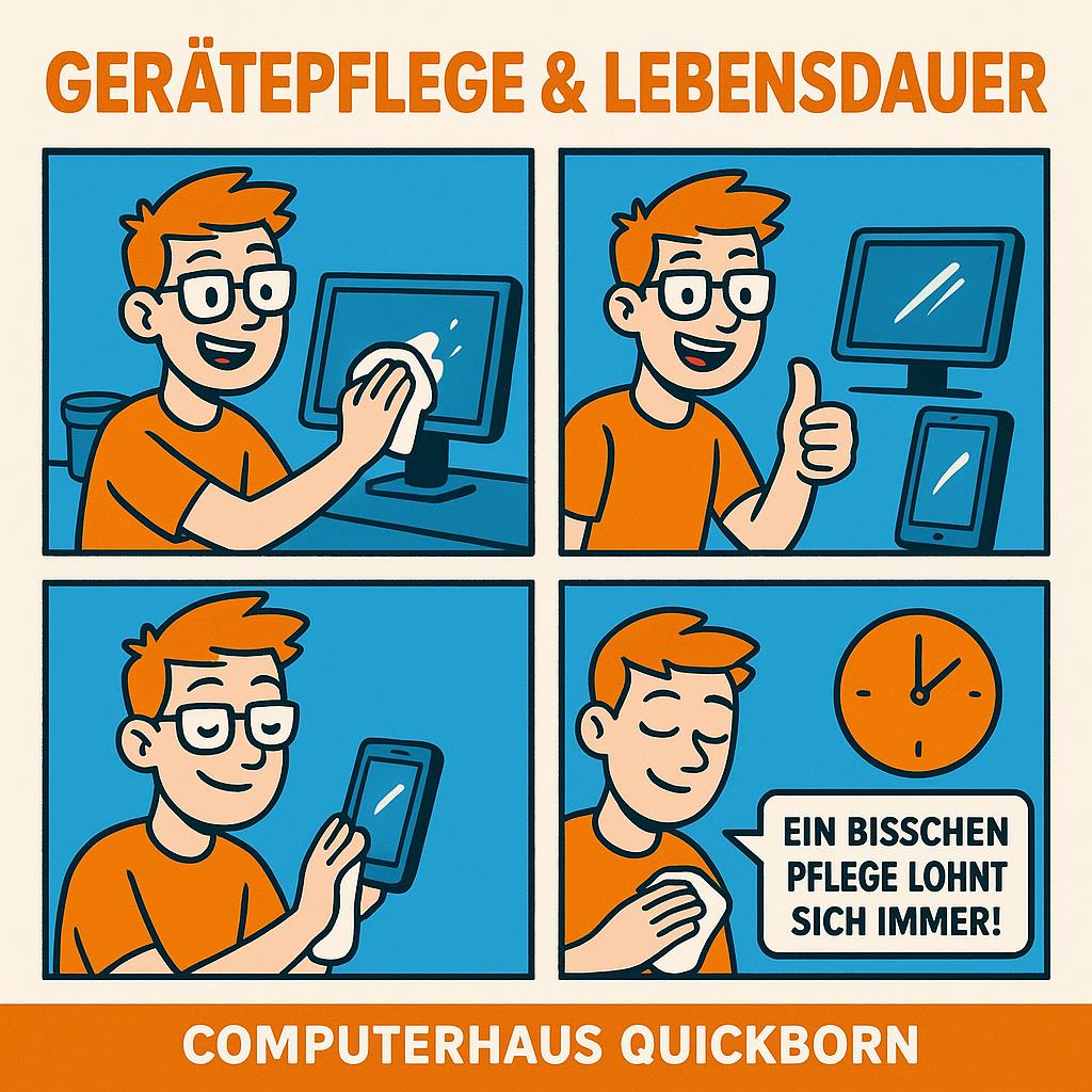 Tipp des Tages:Gerätepflege leicht gemacht: So verlängerst du die Lebensdauer deiner Technik
