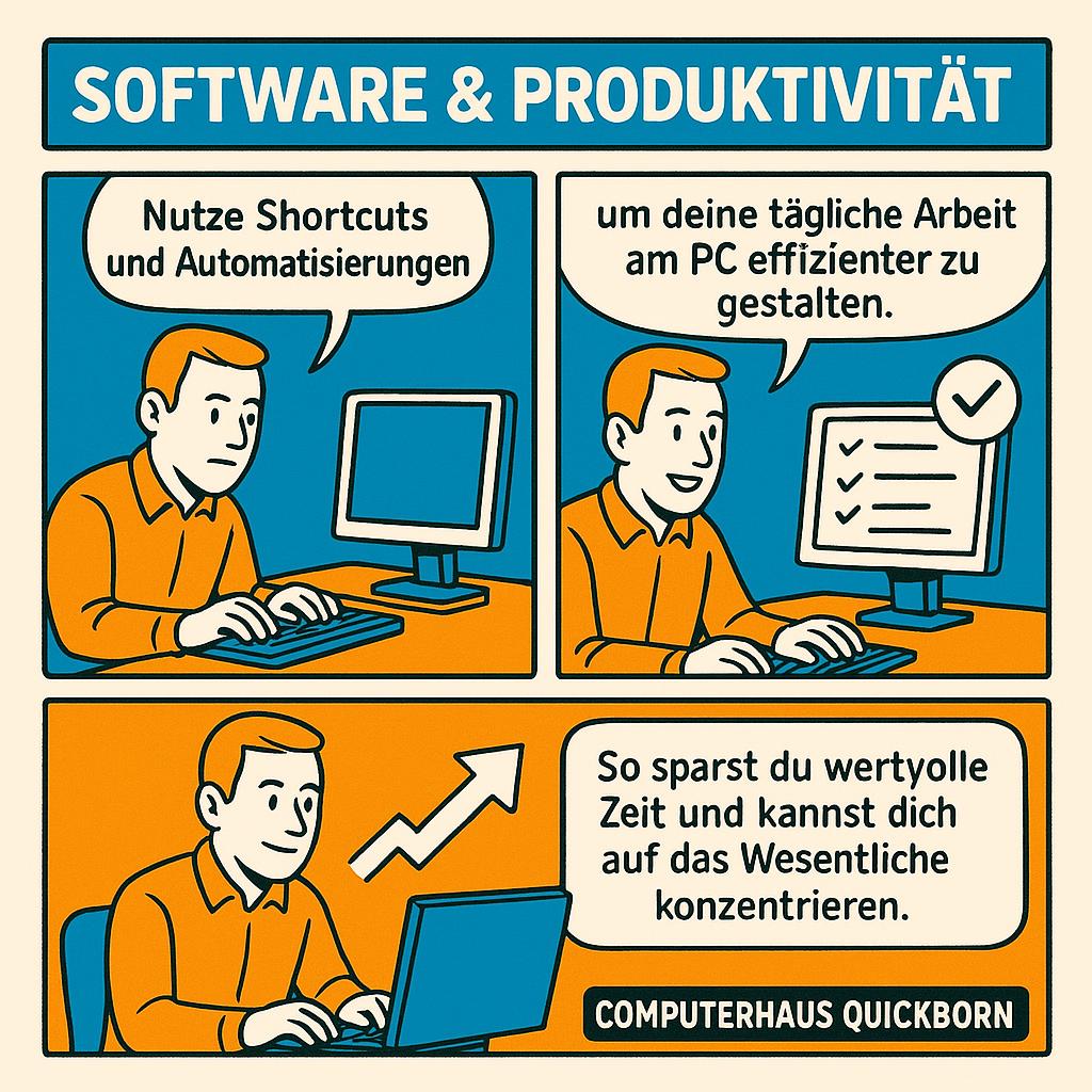 Tipp des Tages:Mehr Produktivität mit Windows-Shortcuts und Office-Optimierung – So geht’s richtig
