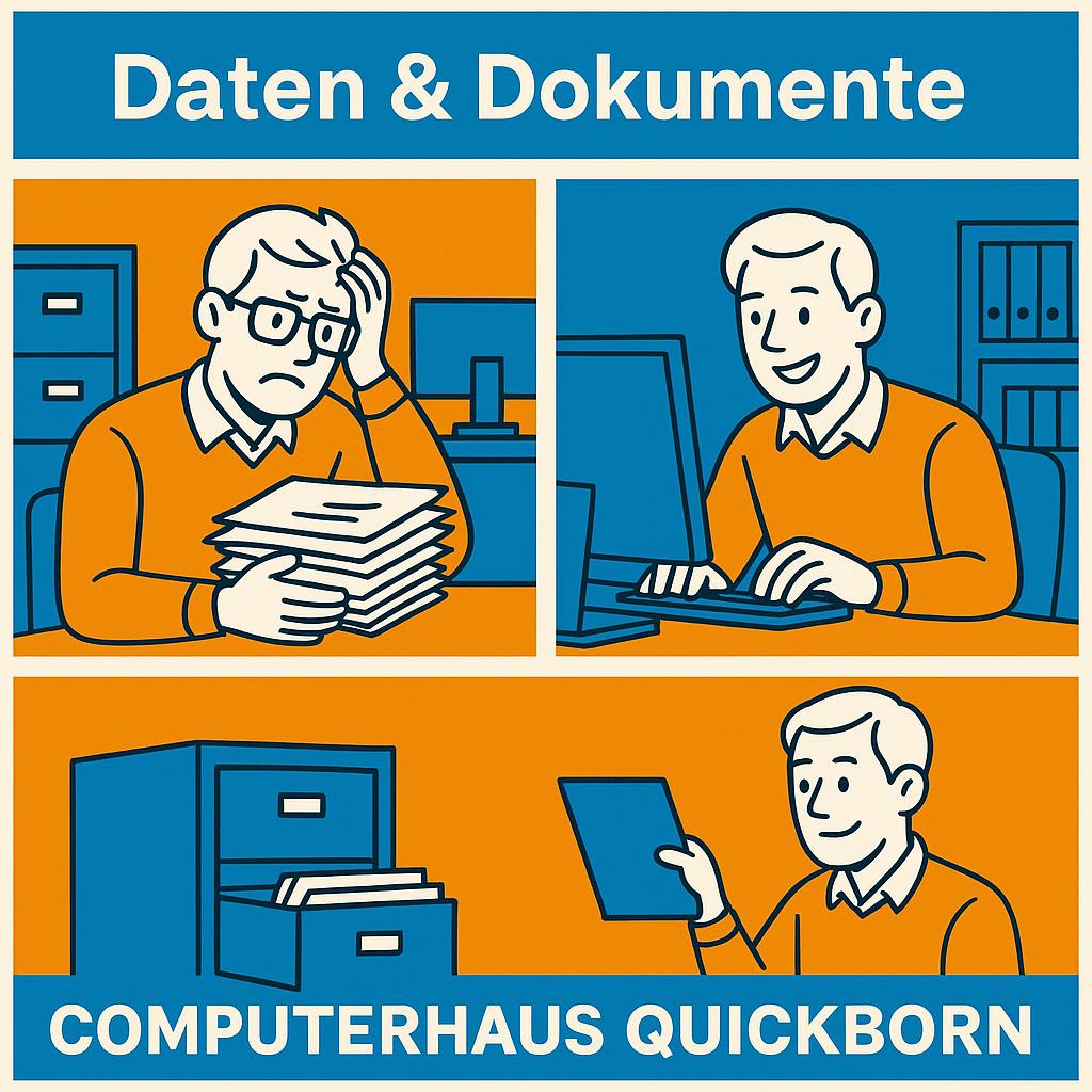 Tipp des Tages:Daten & Dokumente effizient verwalten: Tipps zum Drucken, Scannen und Archivieren