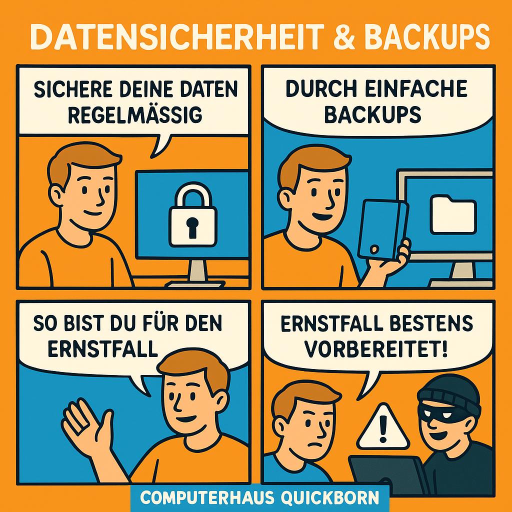 Tipp des Tages:Backups, Virenschutz & Passworttipps: Deine Sonntagsstrategie für sichere Daten