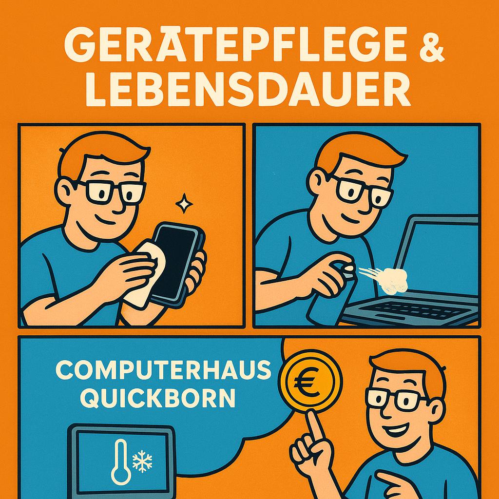 Tipp des Tages:Gerätepflege leicht gemacht: So verlängerst du die Lebensdauer von Smartphone, Laptop & Co.